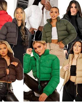 outerwear coats warm casual color solid jacket puffy