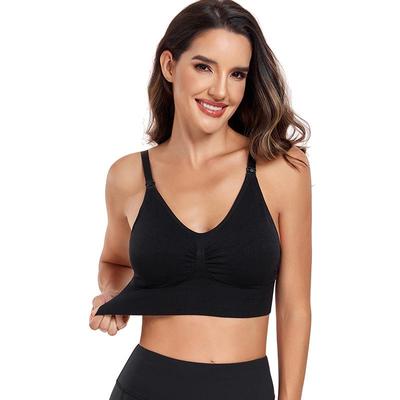 Large size nursing bra without steel ring pregnant women