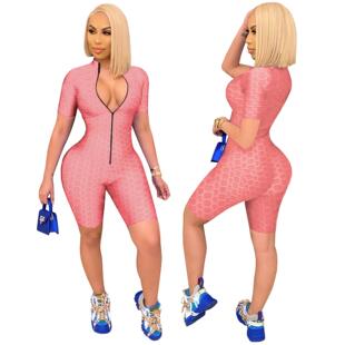 cloth elastic solid Womens nightclub zipper shorts color