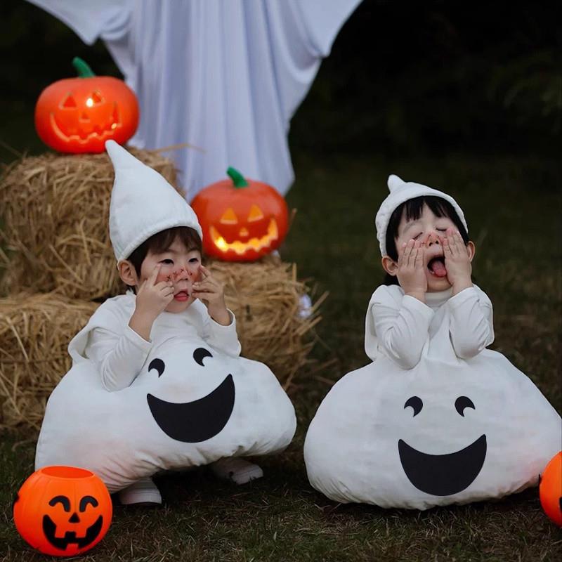 万圣节儿童服装幽灵装扮halloween衣服男童女童宝宝服饰化妆舞会