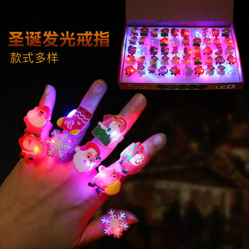 圣诞节项链发光万胸针手