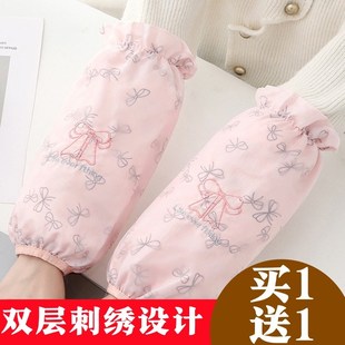 套袖女款办公室女士上班袖套高颜值新款网纱长款护袖套羽绒服