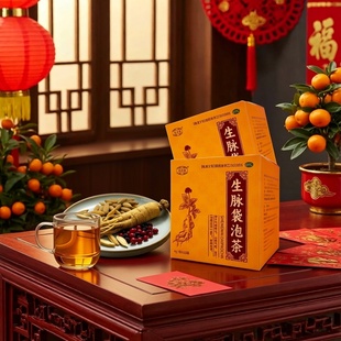 念济堂 生脉袋泡茶 4g*10袋/盒 益气 养阴生津 心悸气短 自汗