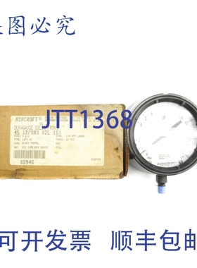 原装供应ASHCROFT 451279AS02L15 15PSI NSMP
