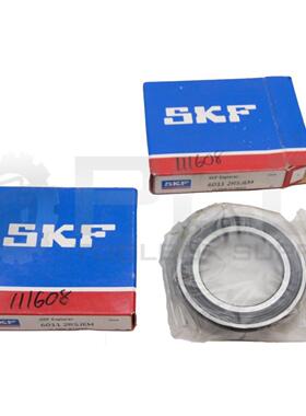 原装供应两只SKF 6011 2RSJEM滚珠轴承，外径3-1/2英寸，内径2-1/
