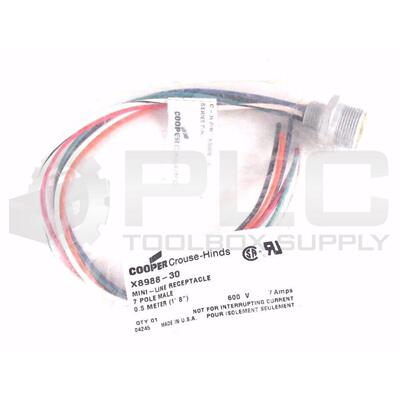 原装供应COOPER CROUSE-HINDS X8988-30 MINI-LINE 插座