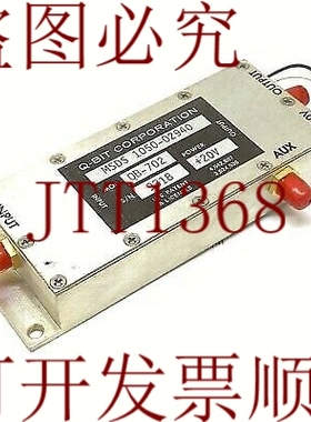 原装供应100-800MHZ G:33DB 平+-2DB SMA 20V QB-702 Q-BIT CORP