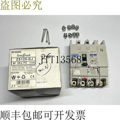 Terasaki TemBreak 2 ZS125 GJ 4P 20A 漏电支架远程跳闸