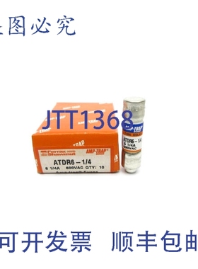 原装供应FERRAZ SHAWMUT ATDR6-1/4 600VAC 6-1/4A（10个装）NSMP