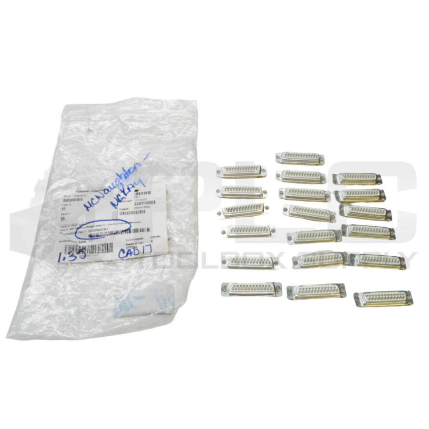 原装供应19 件装 AMPHENOL DB25P064TXLF D-SUB 电缆连接器