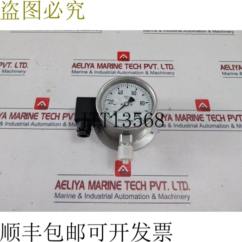 原装供应Osmotec EN 837-1 压力图纸 0-100 巴 083653374