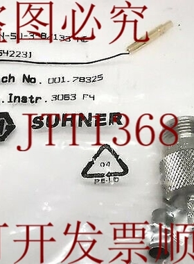 原装供应RF 类型 N F 压接 RG-58 21N-50-3-8/133NE Huber Suhner