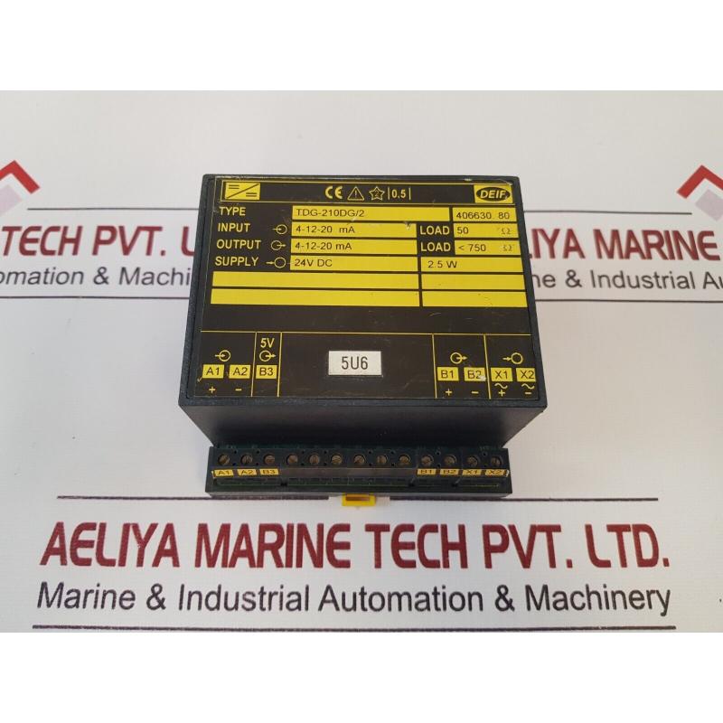 原装供应Deif tdg-210dg/2 绝缘放大器 406630.80
