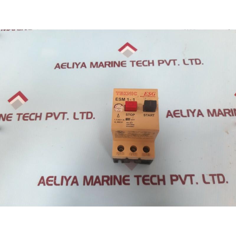 原装供应ESG ESM 1-1 手动入门 0.63-1A 690V