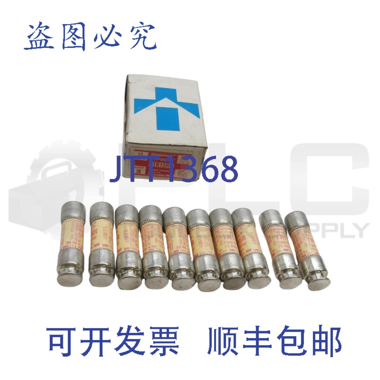 原装供应一盒10个GOULD SHAWMUT TR15R延时保险丝 15A 250V