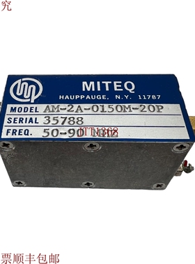原装供应AM-2A-0150M-20P 射频 Miteq SMA +20Vdc 50-90 MHz G:20