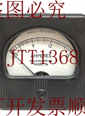 原装供应安培可用于0-15A MR34W015RFAA Simpson 80x75 mm