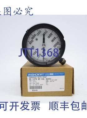 原装供应ASHCROFT 451279RS04L2000 0-2000PSI NSMP