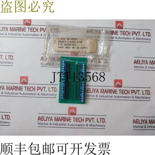 原装供应Damco 的 IND-C15P 打印卡适用于 V/V 指示