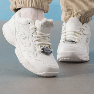 休闲简约熊猫鞋 Skechers斯凯奇女鞋 系列绑带工作鞋 WORK WOMENS