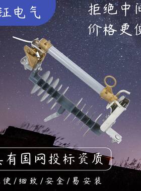 10-15KV HRW12-15/100A/200A户外高压跌落式熔断器硅胶令克保险