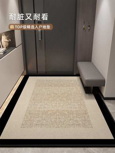 入户门地垫玄关进门口可擦免洗蹭土脚垫高级感可裁剪耐脏防滑地毯