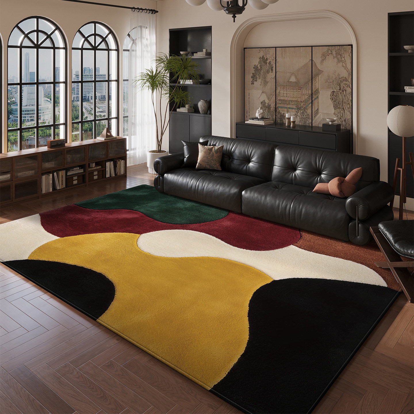 轻奢高级感客厅地毯免洗可擦沙发茶几免打理地垫卧室床边毯可定制,居家布艺,地毯,淘宝优惠券,粉丝福利购,淘宝优惠卷