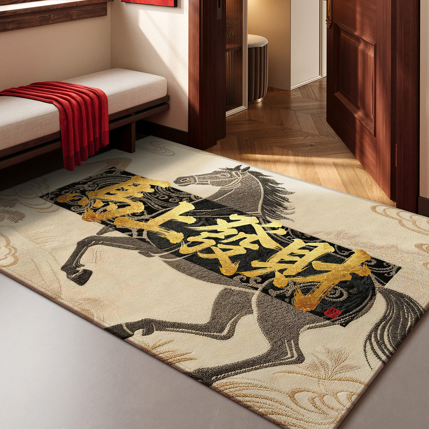 入户门地垫马年新款玄关室内耐脏免洗脚垫可定制进门口加厚防滑垫,居家布艺,入户地垫,淘宝优惠券,粉丝福利购,淘宝优惠卷