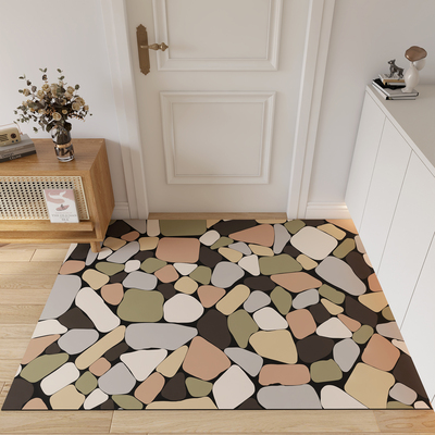 入户门吸水矽藻泥地垫玄关家用门口防滑脚垫进门可裁剪地垫子