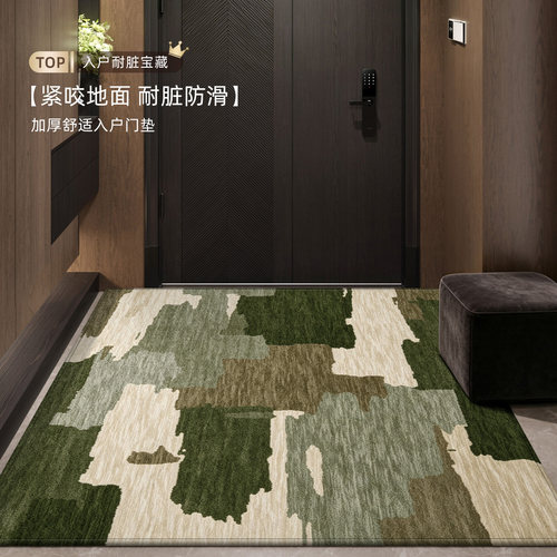 轻奢高级入户门地垫玄关耐脏地毯