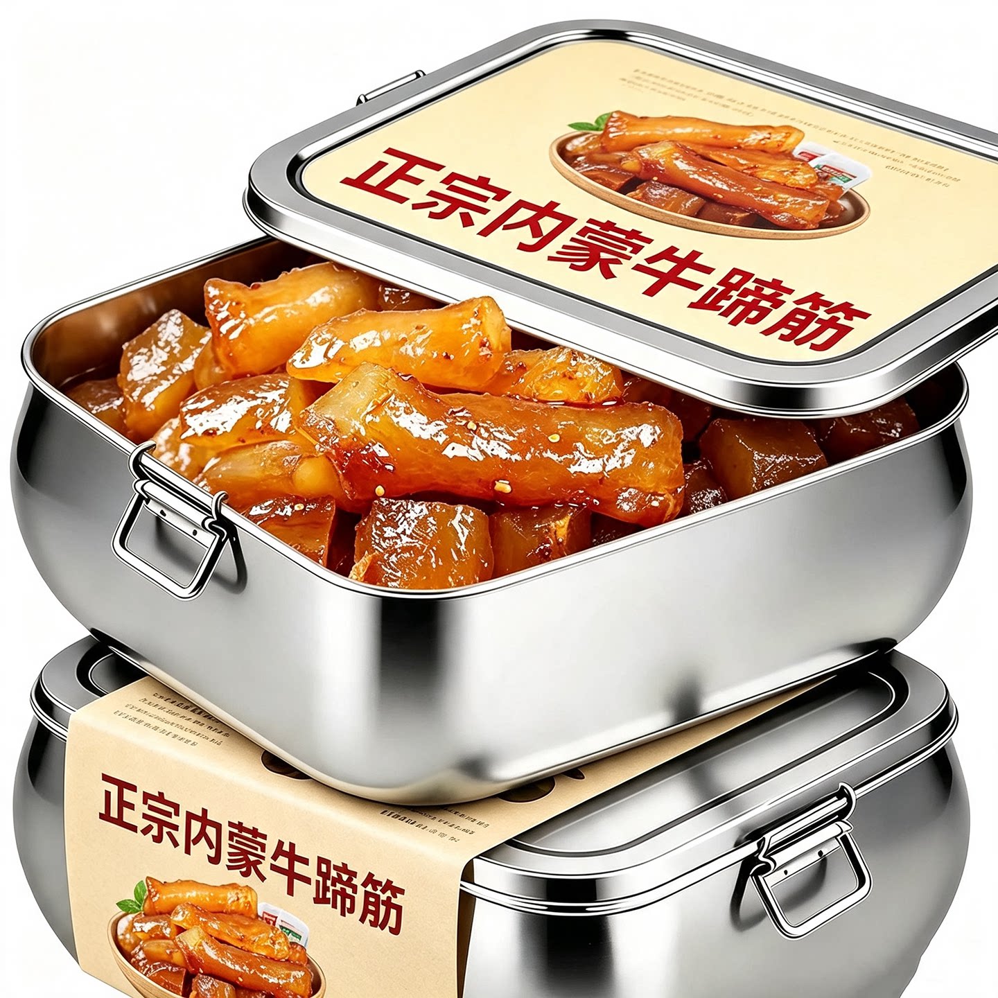 牛筋牛蹄筋零食开袋即食官方旗舰店熟食内蒙古特产新疆新鲜卤辣条