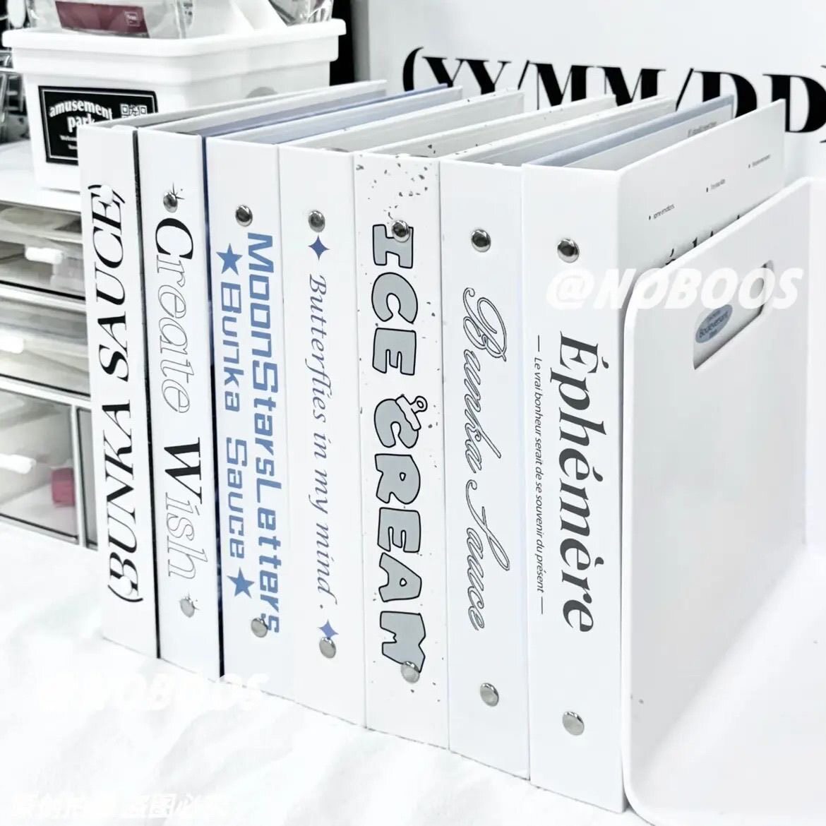 【9.9元】ins风四宫格卡册合集清冷系爱豆小卡A5收纳册相册三寸