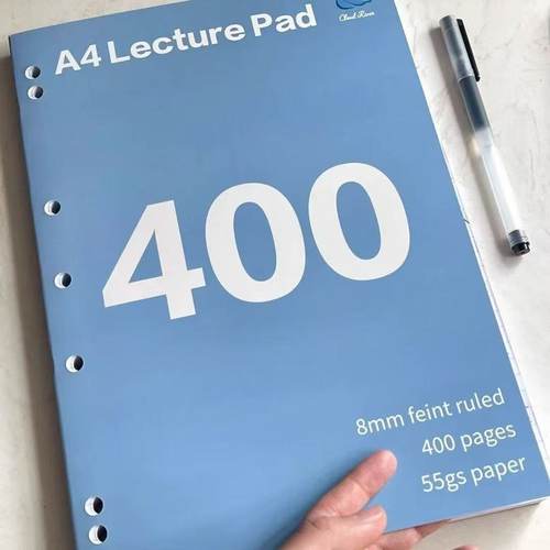 2026新款A4薄脆本400页学生简约