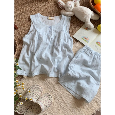 背心睡衣女款夏季短裤家居服套装
