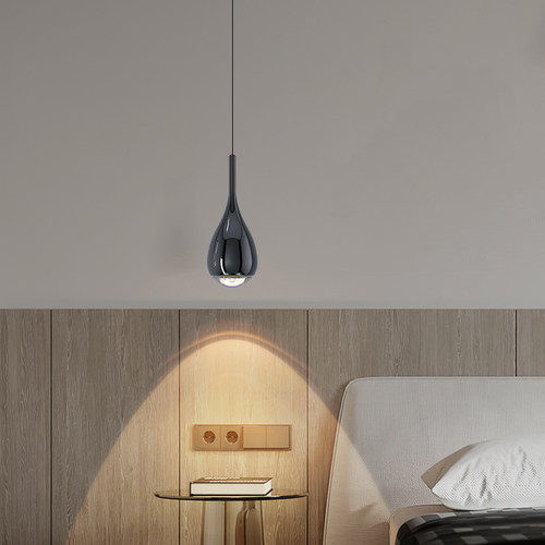 升降悬停手扫感应卧室床头小吊灯