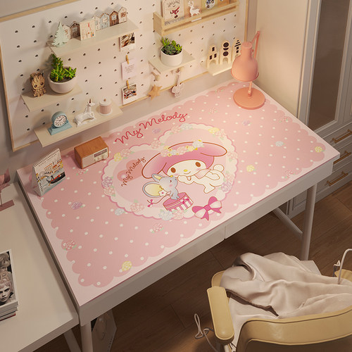 书桌垫少女心环保护眼皮革桌布