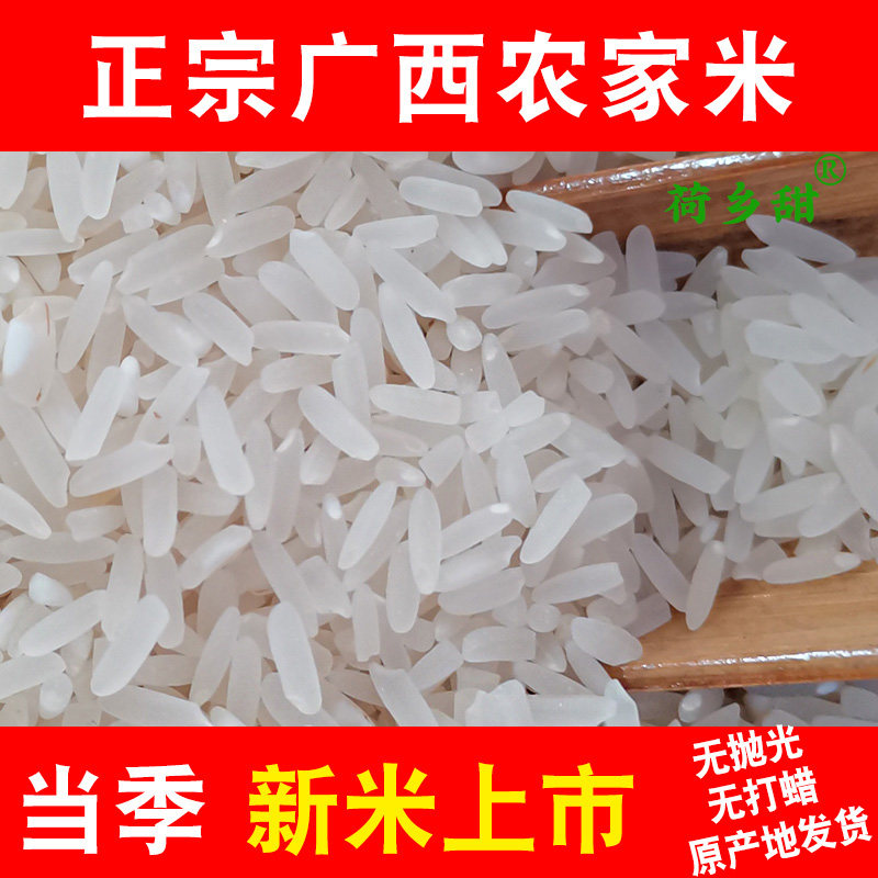 广西大米新米2025年百香米当季长粒香米农家乡下自种不抛光丝苗米,粮油调味/速食/干货/烘焙,大米,淘宝优惠券,粉丝福利购,淘宝优惠卷