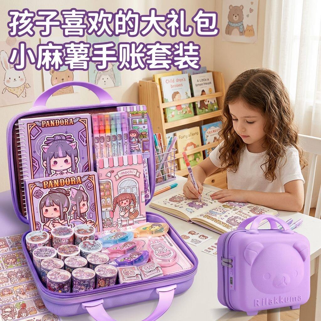 小麻薯奶油胶咕卡豪华版手账套装