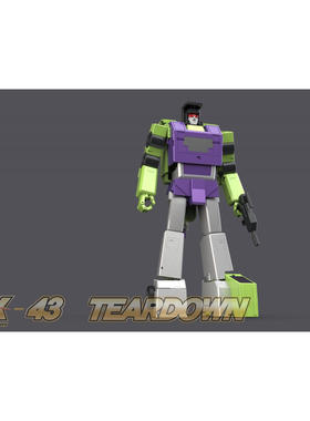 先行预定定金 X社 X Transbots MX-43 吊车 变形玩具 摆件 手办
