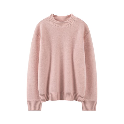 康赛妮100纯羊绒袖子镂空设计款针织打底衫纯色温柔通勤风厚款