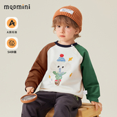 衣服潮 中小童宝宝卡通圆领上衣2026新款 MQDMINI童装 男童卫衣春装