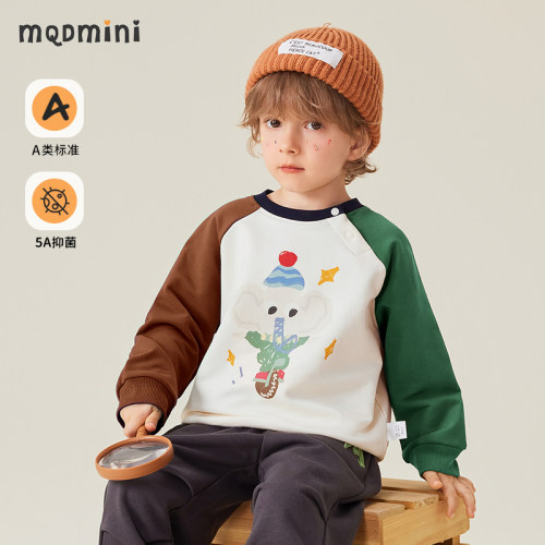 MQDMINI春秋男童卡通卫衣