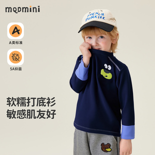 T恤女寶寶秋裝 MQDmini童裝 上衣服 男童長袖 秋季 兒童打底衫 2025新款
