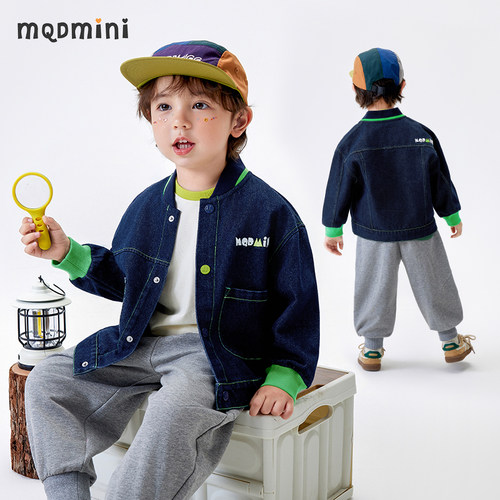 MQDmini儿童春秋牛仔外套