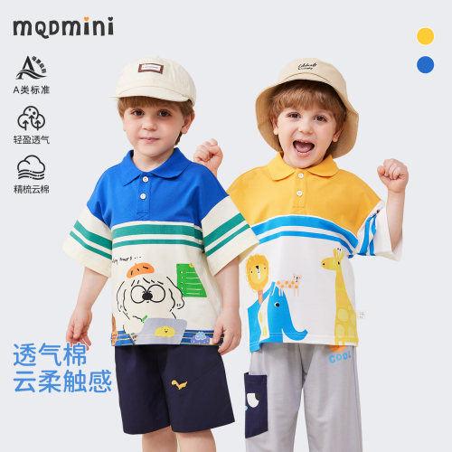 男童mqdmini短袖POLO衫夏季上衣