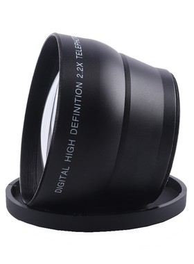 58MM 2.2倍增距镜 增倍镜附加长焦定焦变焦标准镜头摄影lightdow