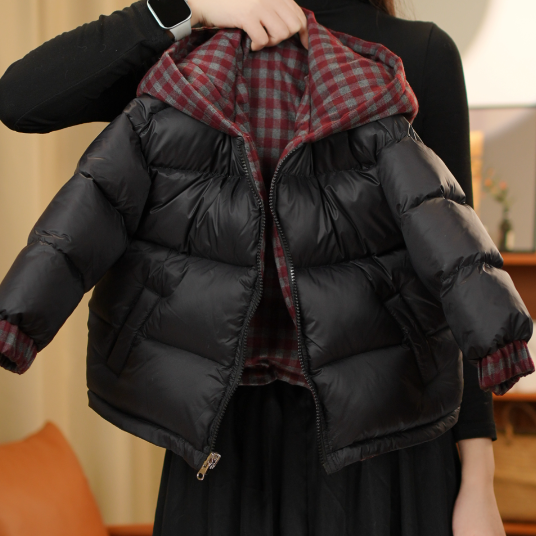 儿童双面穿棉服抗寒棉衣深冬姐弟款儿童加厚格子外套2025冬季新款,童装/婴儿装/亲子装,棉袄/棉服,淘宝优惠券,粉丝福利购,淘宝优惠卷