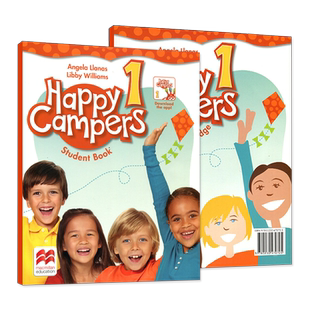 原版进口麦克米伦Macmillan5-12岁少儿小学英语教材Happy campers 1级别23456级学生用书跨学科小学英语教材赠学习资源小学1年级