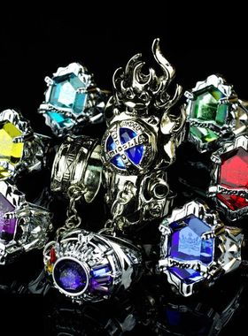 动漫家庭教师戒指指环项链彭格列西蒙玛雷地狱戒指指环VER周边