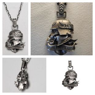 战锤40K周边克里格亡殁徽印吊坠项链游戏周边小众ins设计送好友